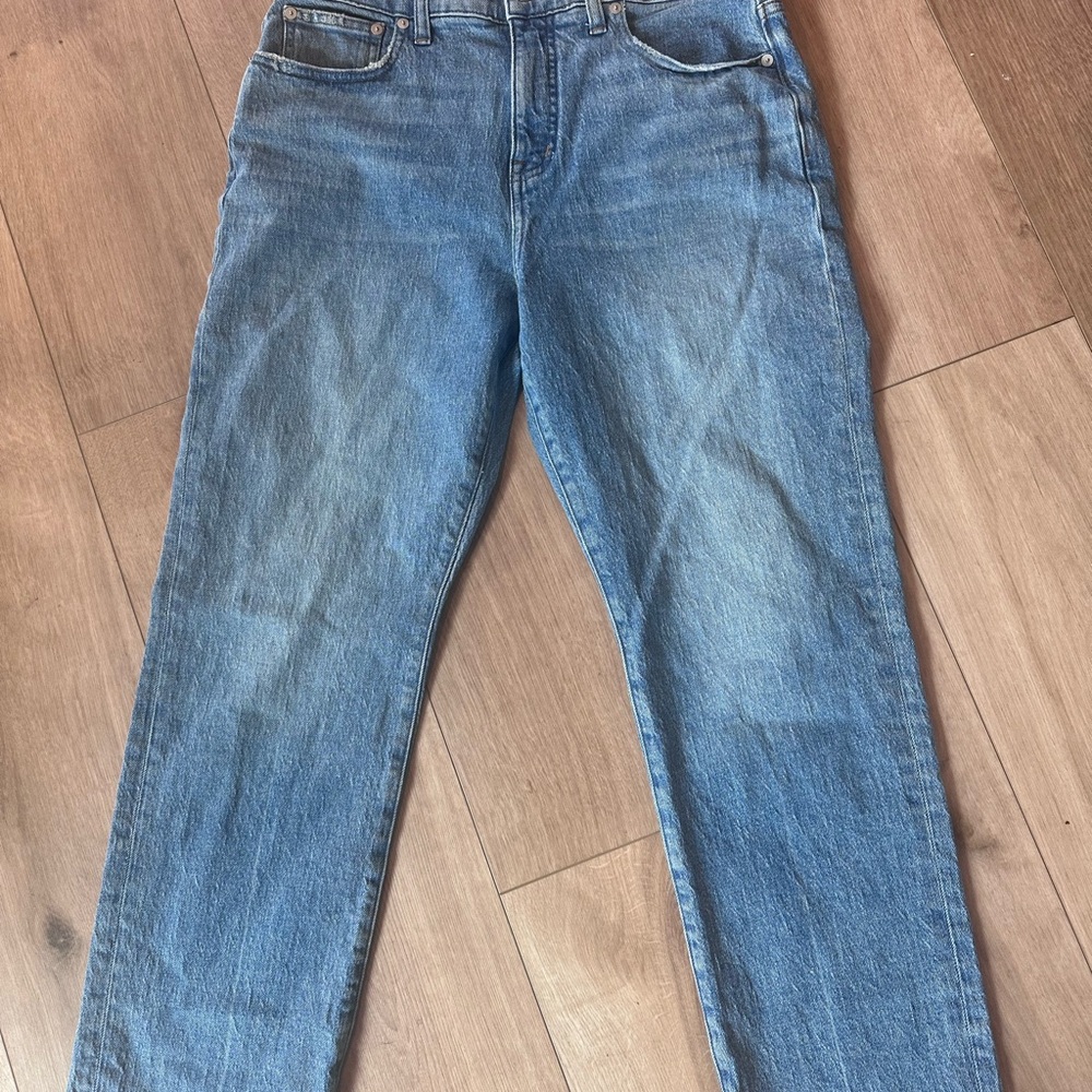 Madewell 90’s Straight Blue Jeans